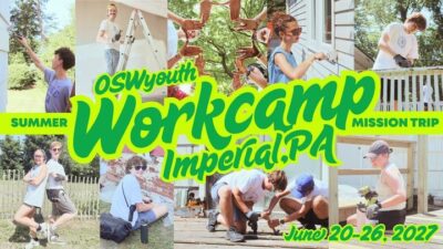 High School Mission Trip 2027: Imperial, Pennsylvania