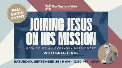 Joining Jesus on His Mission with Greg Finke